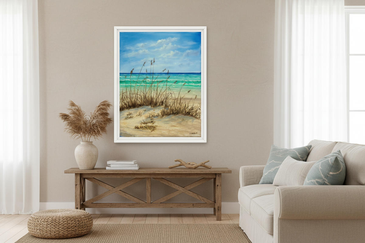 Beach Grass room mockup