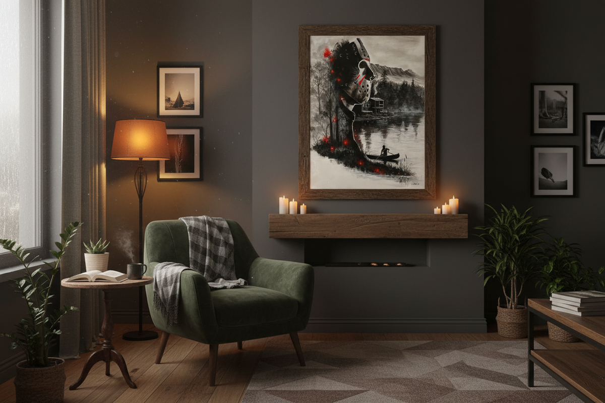 Camp Crystal Lake room mockup
