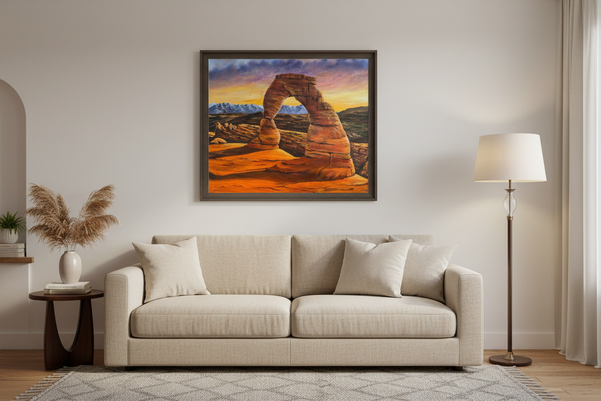 Delicate Arch room mockup