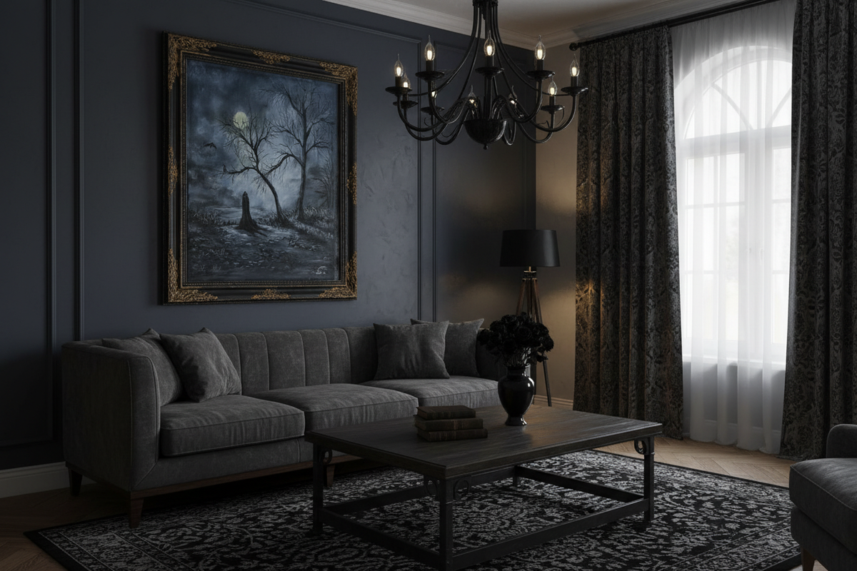 Grim Reaper Woods room mockup