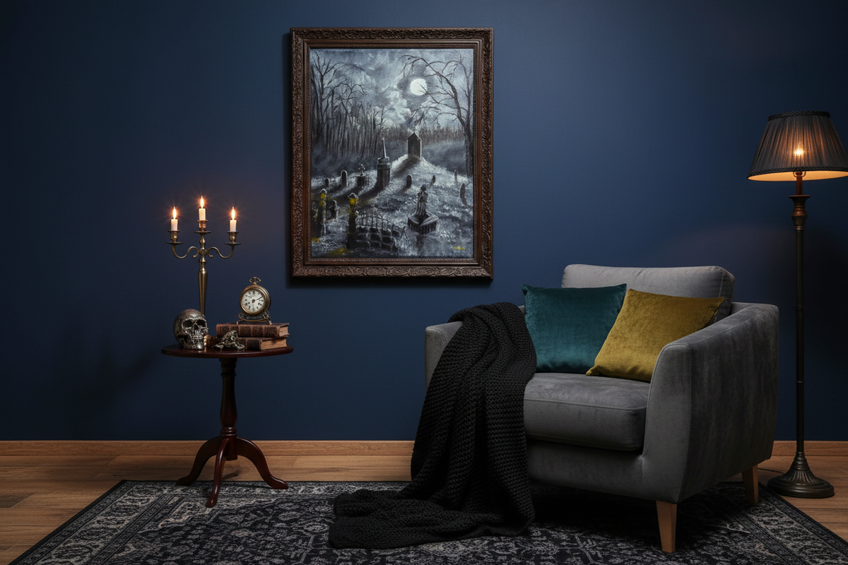 Haunted Cemetery - In-Room Mockup