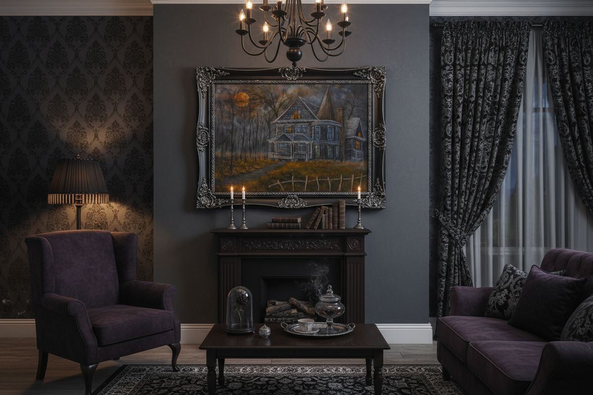 Haunted House room mockup