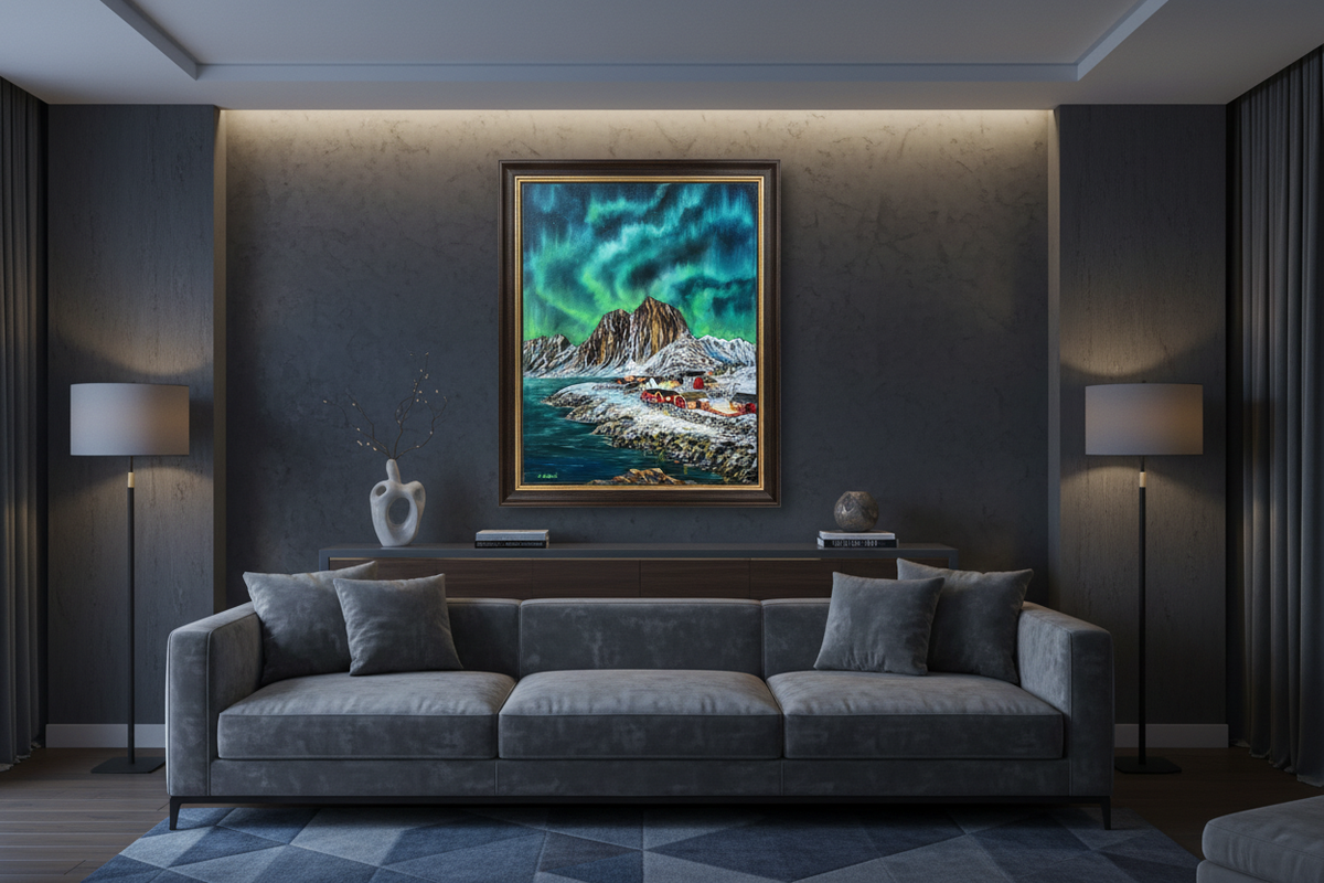 Northern Lights room mockup