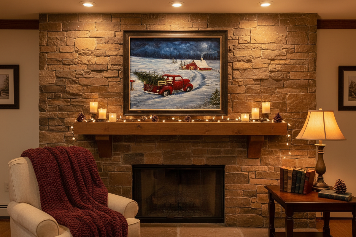Red Truck room mockup